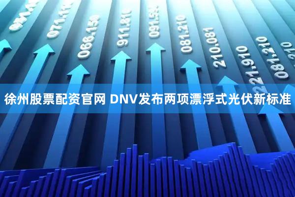 徐州股票配资官网 DNV发布两项漂浮式光伏新标准